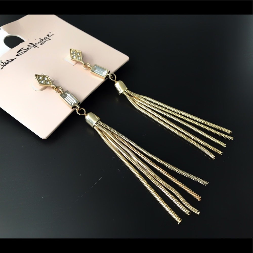 Goldtone Tassel Earrings